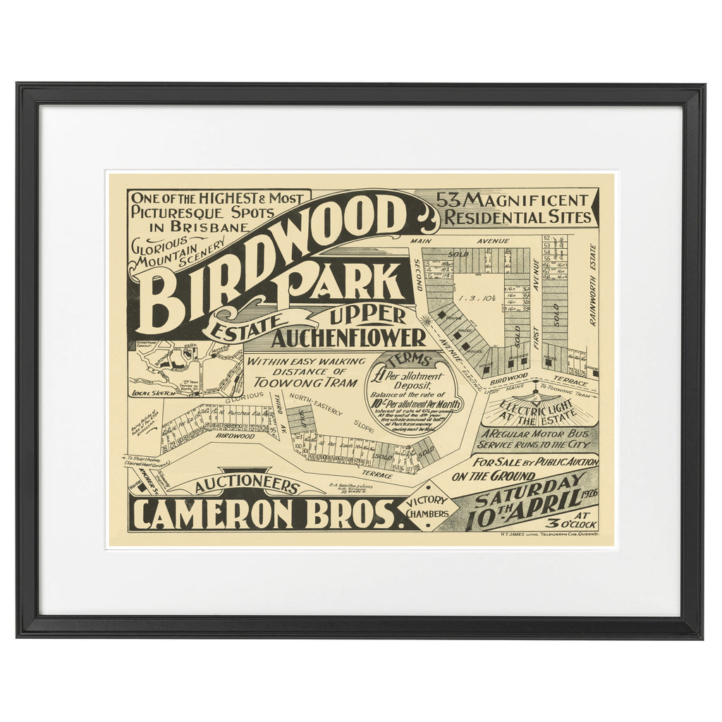1926 Birdwood Park Estate - 98 years ago today
