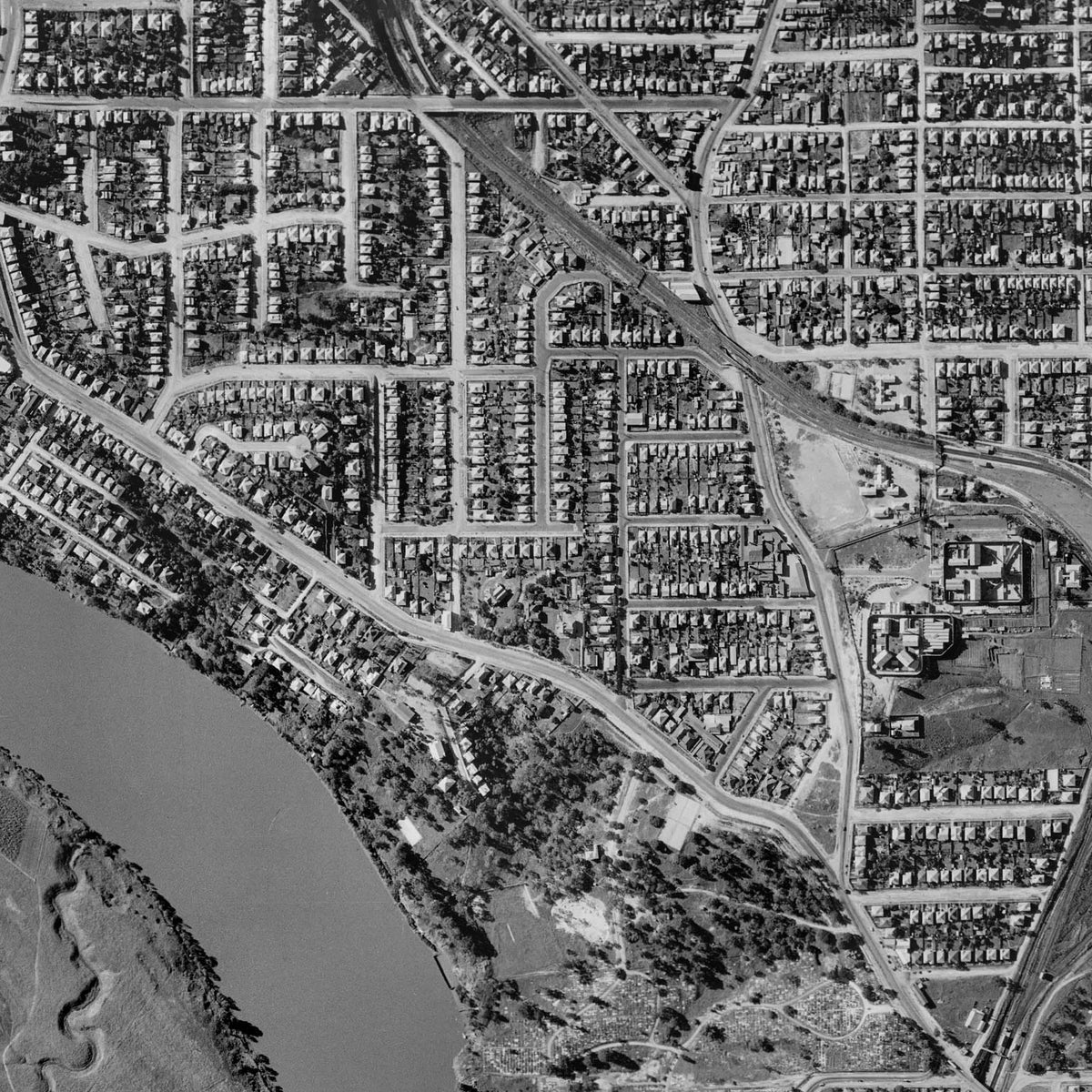 1936 Woolloongabba Aerial Photo Annerley Road Suburb Maps