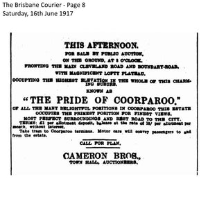 1917 Camp Hill - The Pride of Coorparoo Estate