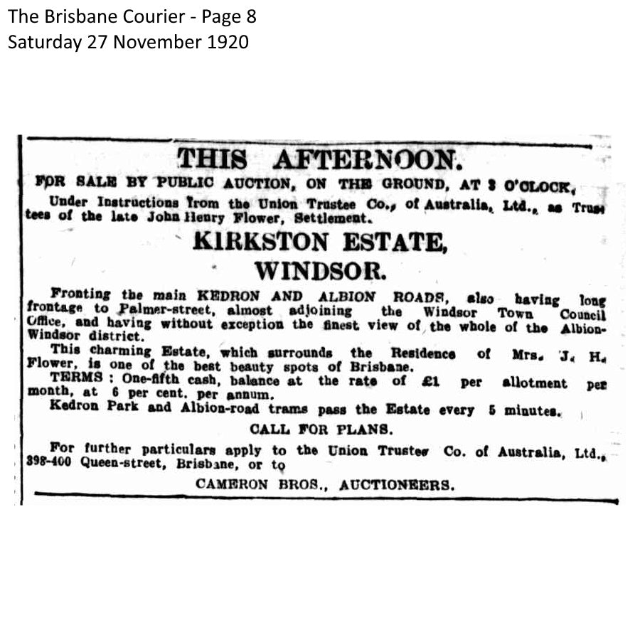 1920 Windsor - Kirkston Estate