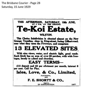 1929 Windsor - Te-Koi Estate