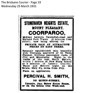 1931 Holland Park - Stonehaven Heights