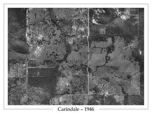 1946 Carindale - Aerial Photo - Scrub Road