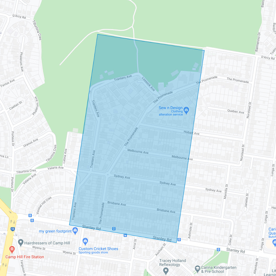 1915 Camp Hill - Silver Bell - Mt Bruce – Suburb Maps