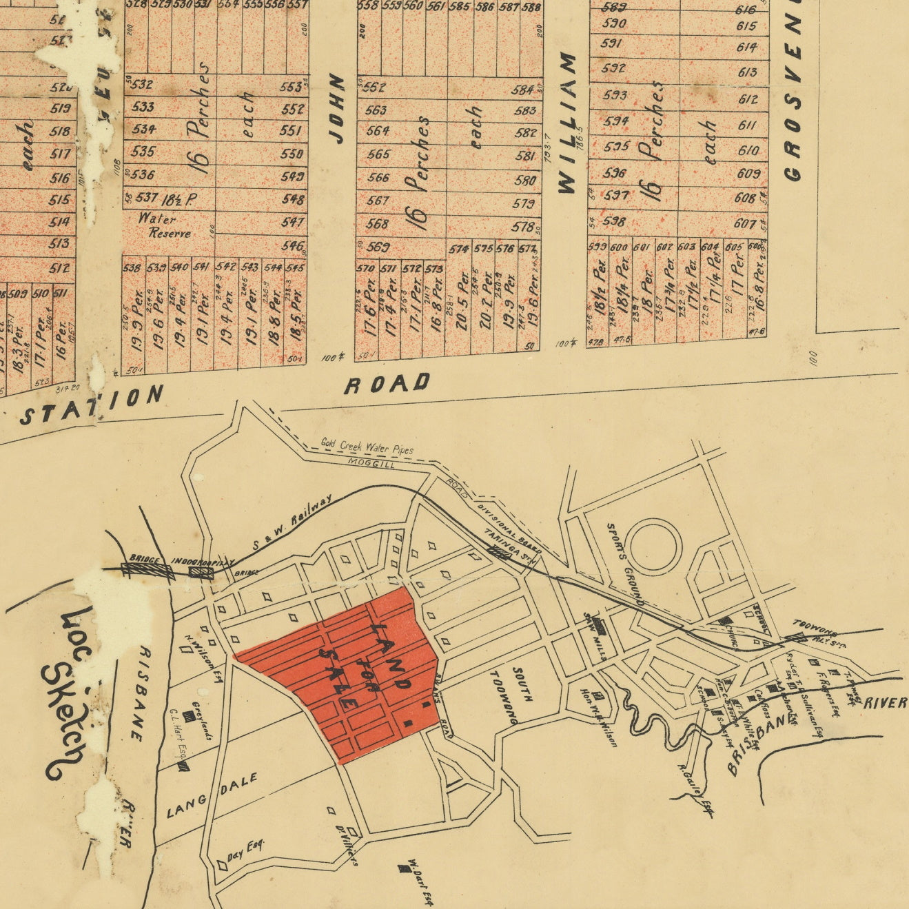 1888 Indooroopilly - Taringa and Indooroopilly Park Estate