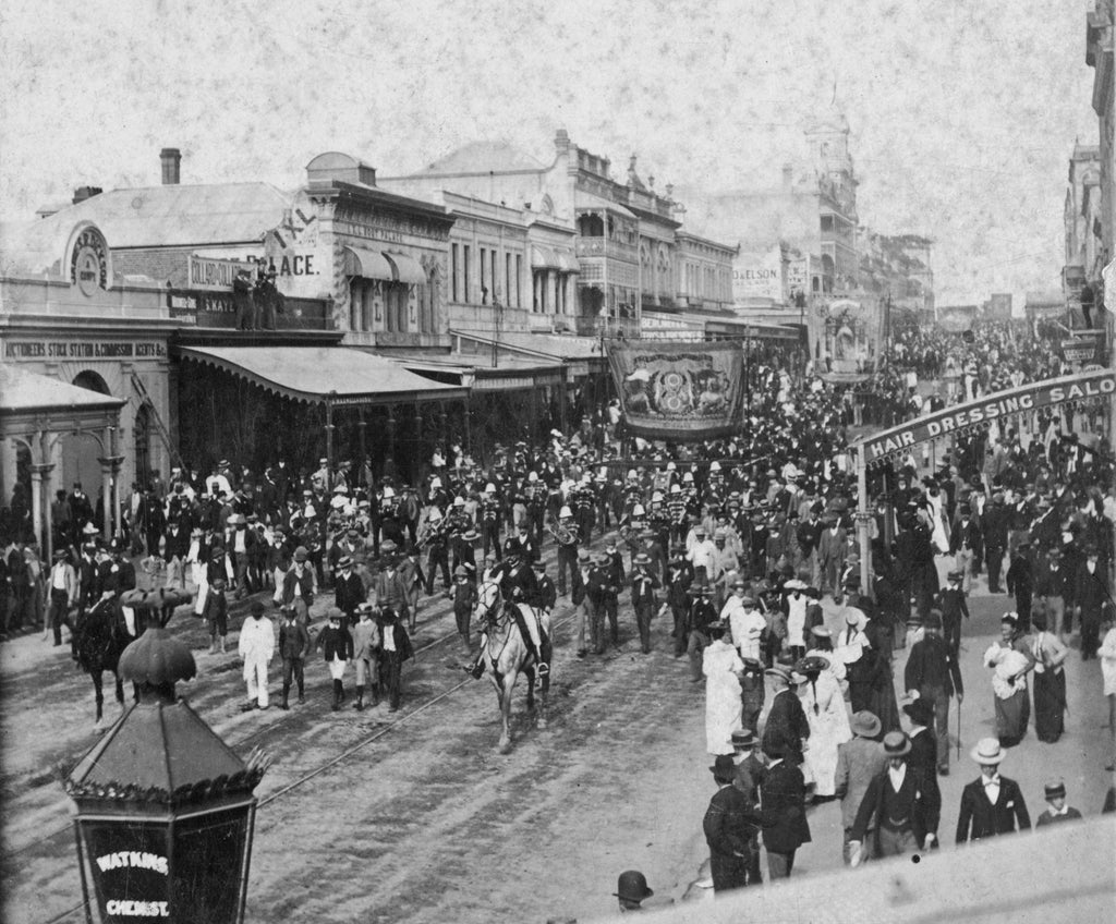 1893 Labour Day - Eight Hour Day Procession - Brisbane