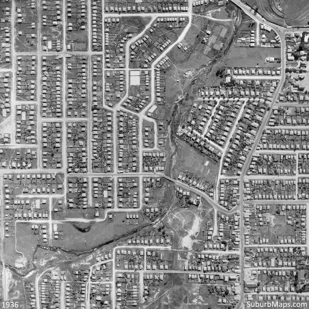 1936 Aerial Photo of Gordon Park