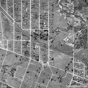 1936 Aerial Photo of Mitchelton