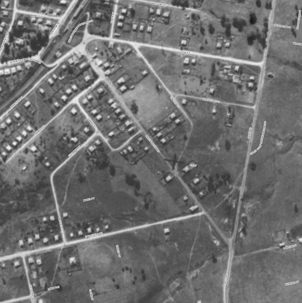 Aerial Photos of Oxley from 1946