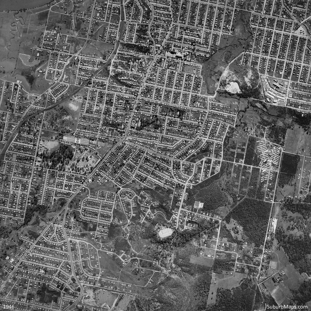 1946 Aerial Photo of Annerley, Tarragindi and surrounding areas.