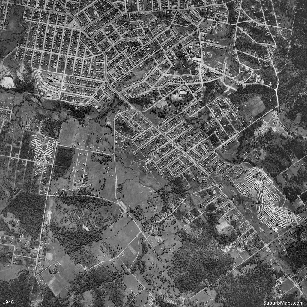 1946 Aerial Photo of Holland Park and surrounding areas
