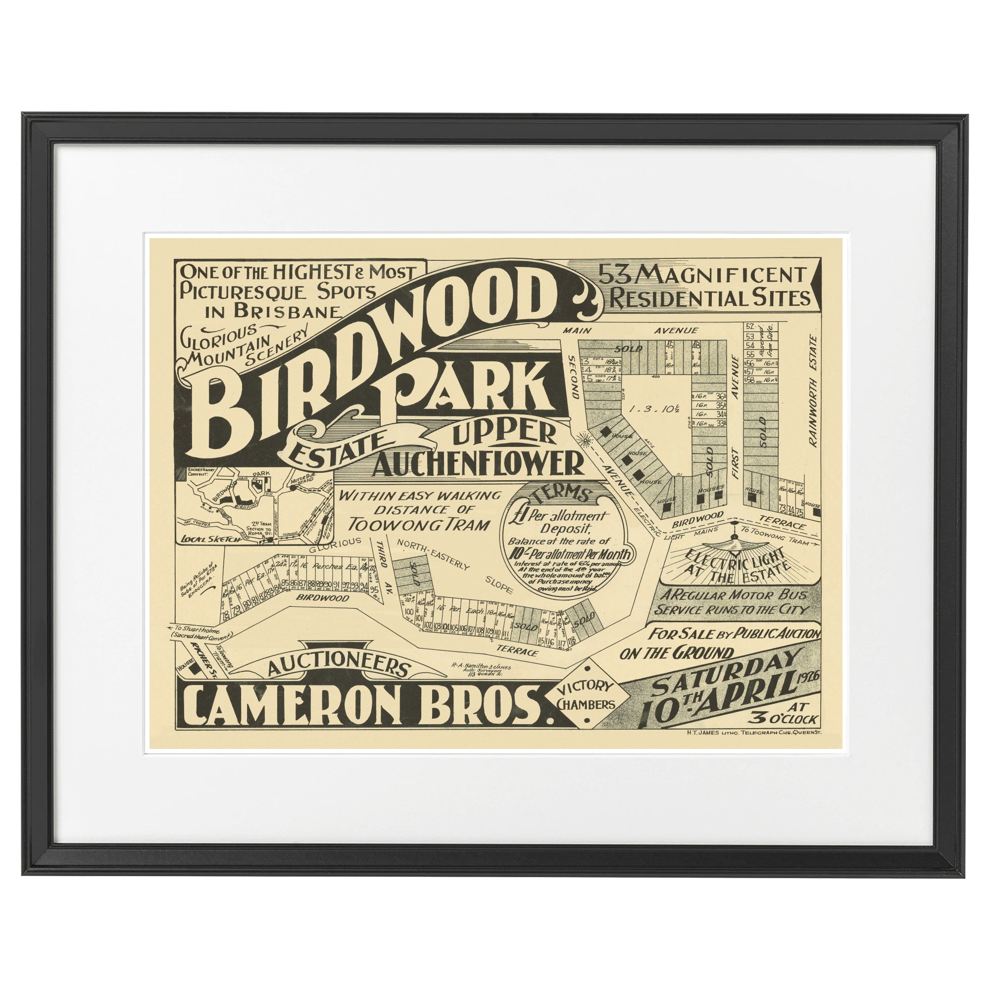1926 Birdwood Park Estate - Bardon - 95 years old today