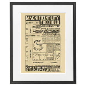 1922 Magnificent City Freehold - 101 years ago today