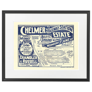 Chelmer Railway Station Estate - 107 Years Ago Today