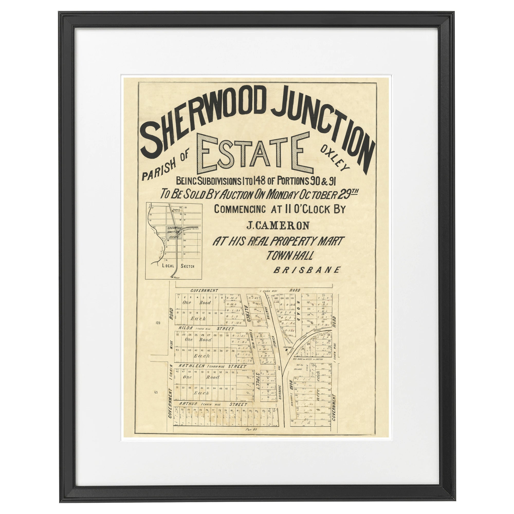 1883 Sherwood Junction Estate - 142 years ago today