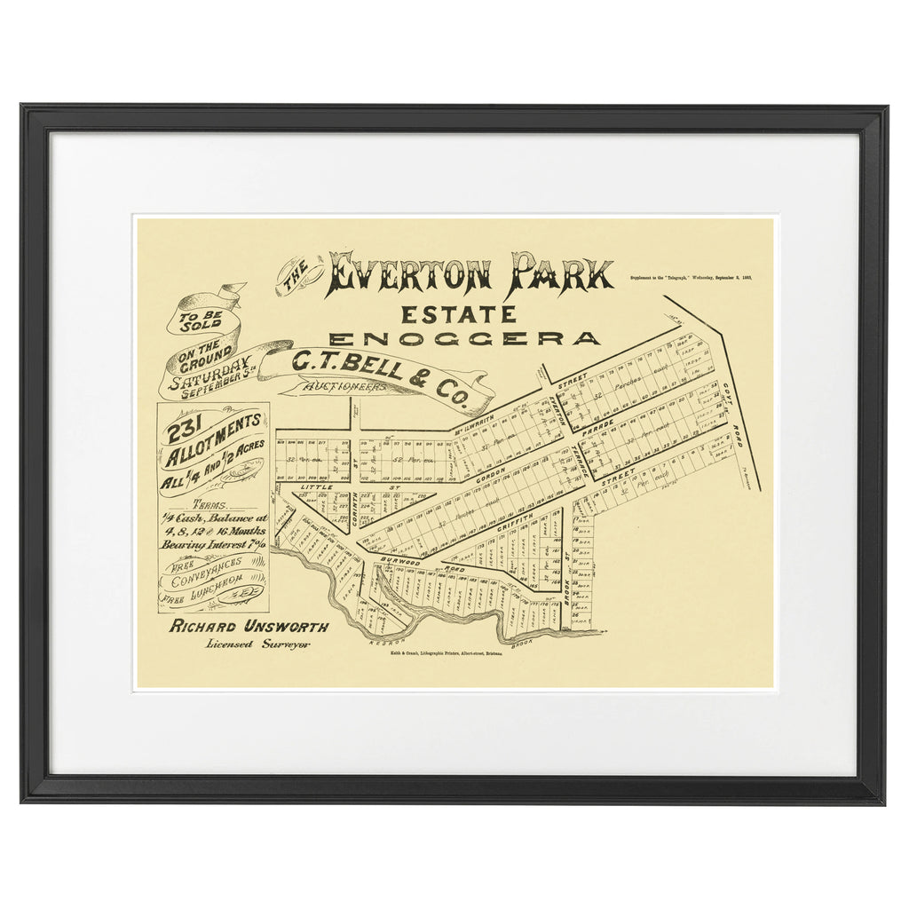 1885 Everton Park Estate - 138 years ago today