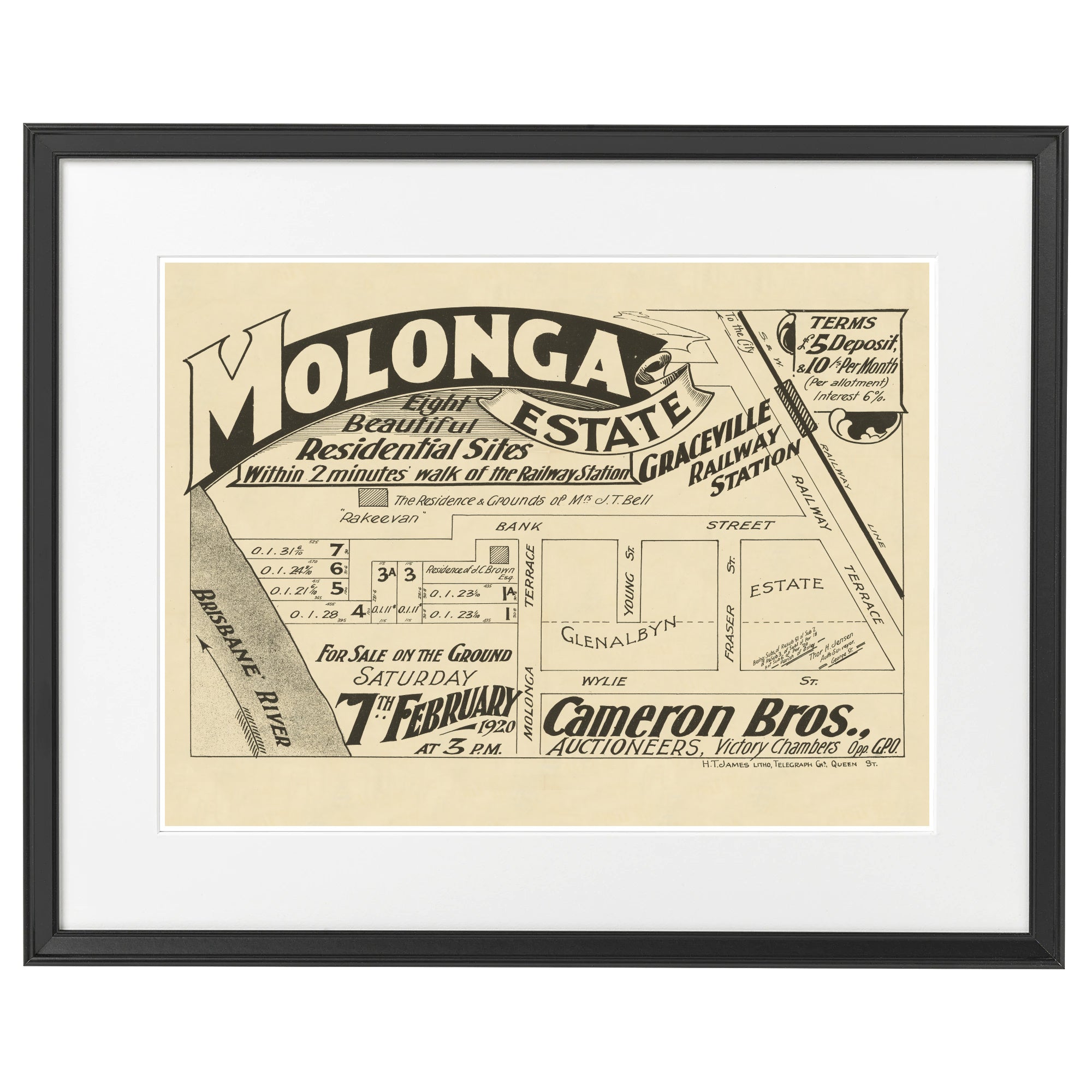 1920 Molonga Estate - 104 years ago today