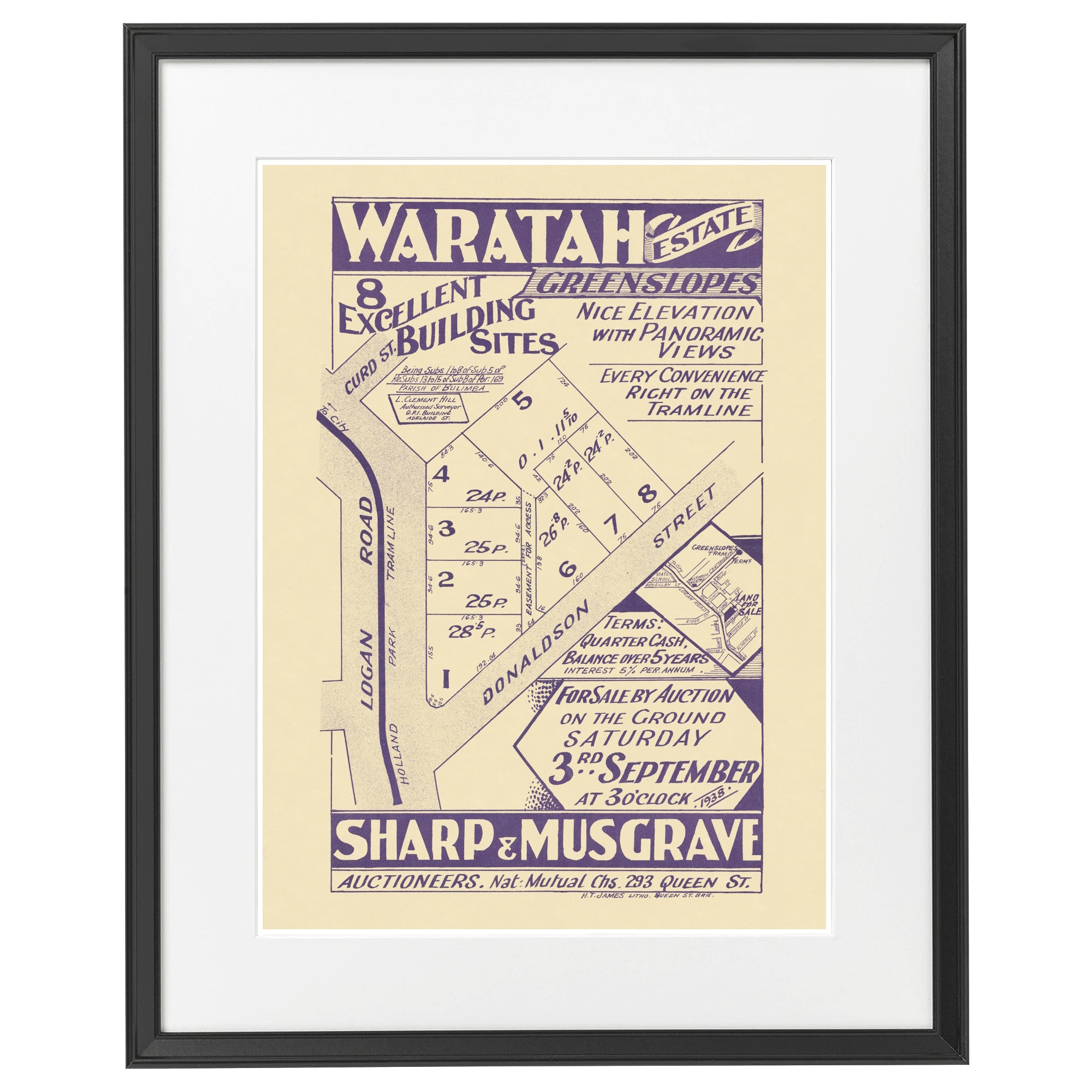 1938 Waratah Estate - 85 years ago today