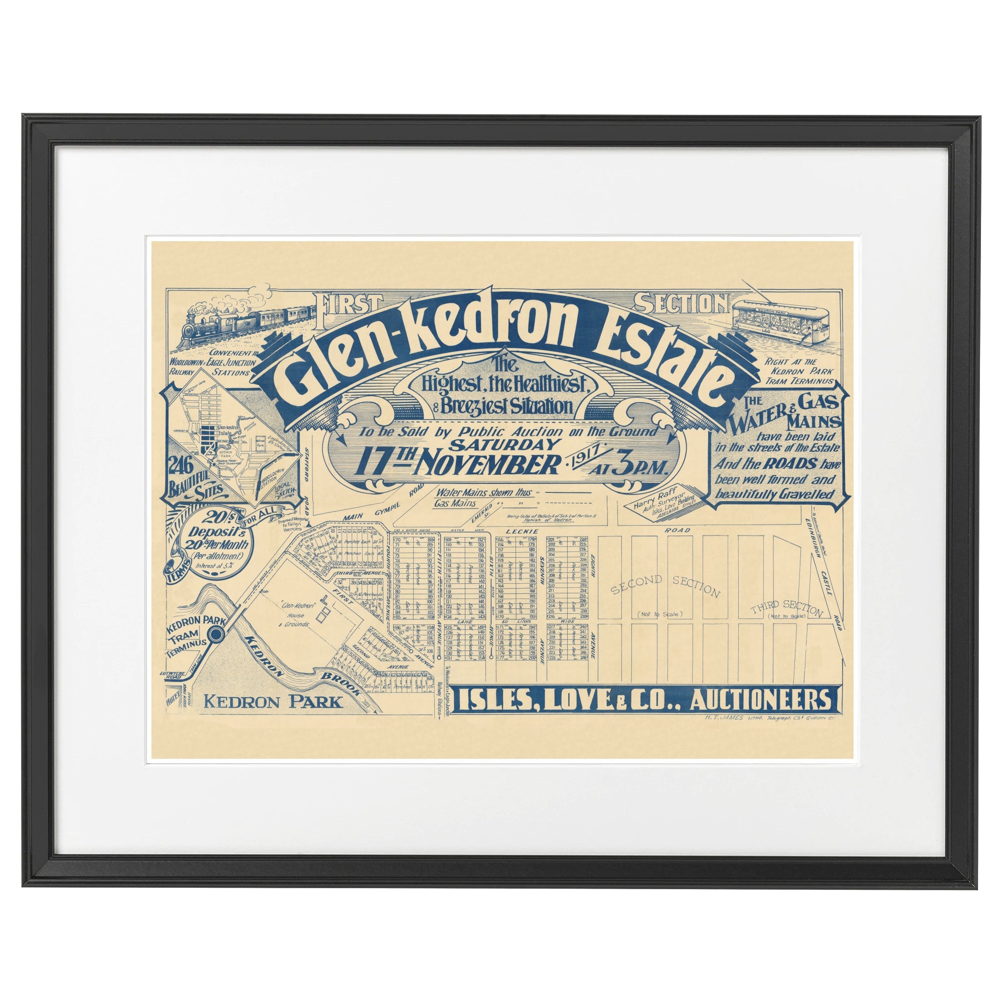 1917 Glenkedron Estate - 1st Section - 108 years ago today