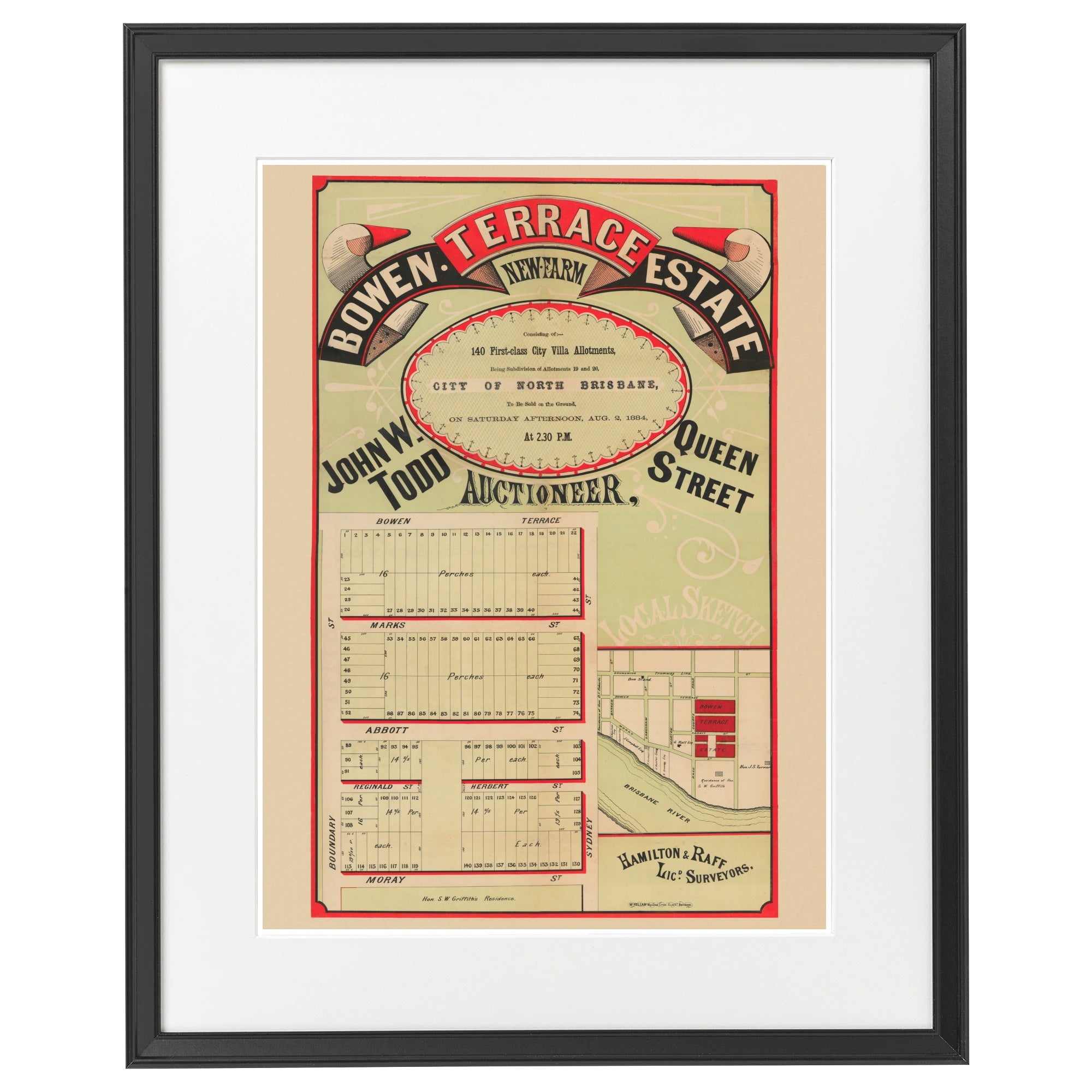 1884 Bowen Terrace Estate - 141 years ago today