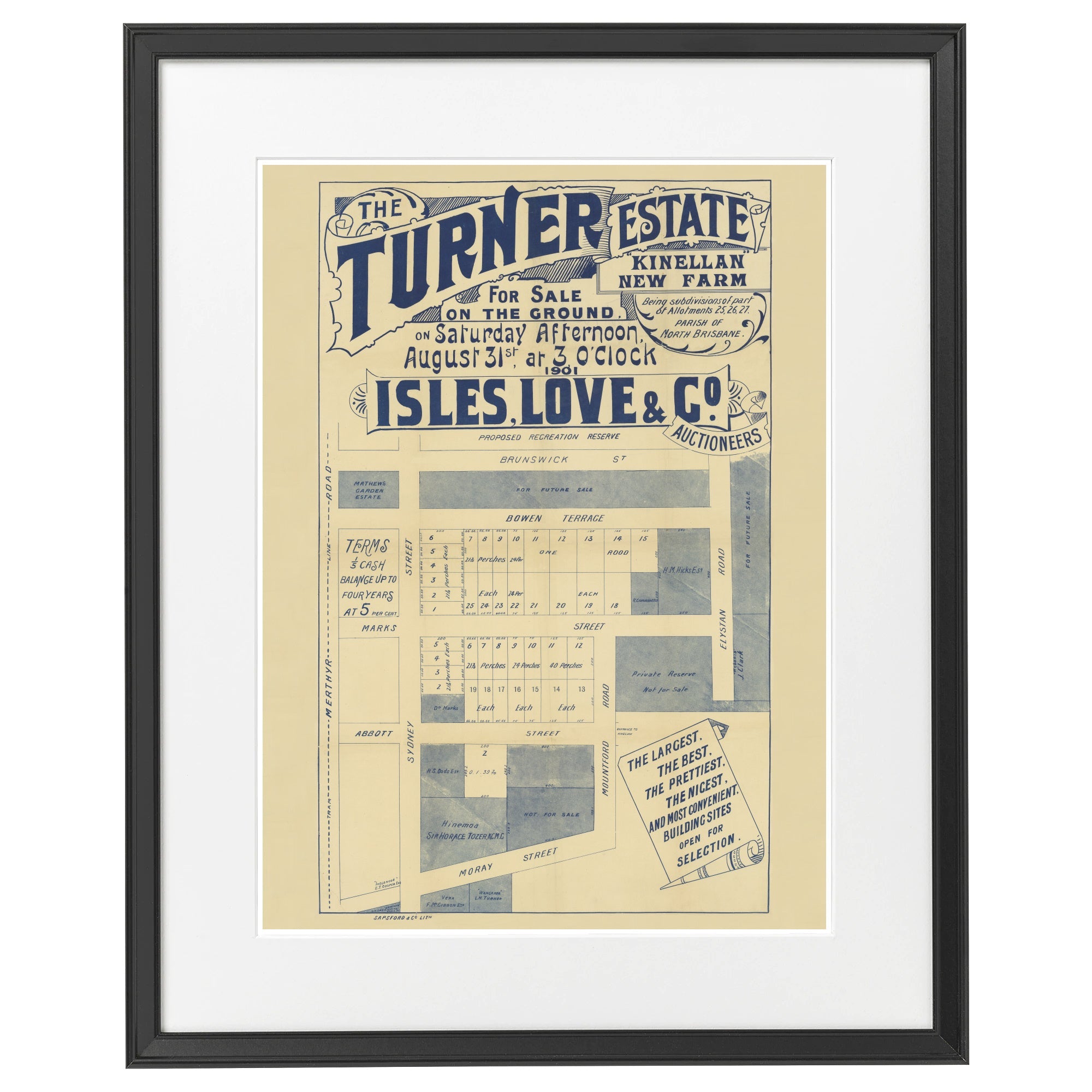 1901 Turner Estate - 124 years ago today