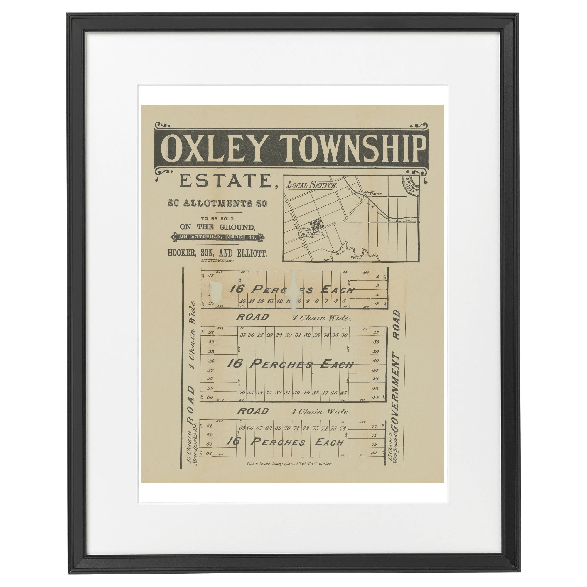 1885 Oxley Township Estate - 135 years old today