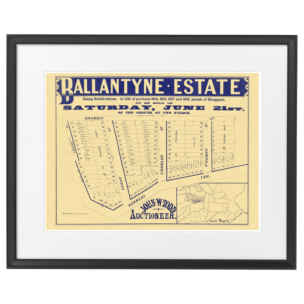 1884 Ballantyne Estate - 139 years ago today