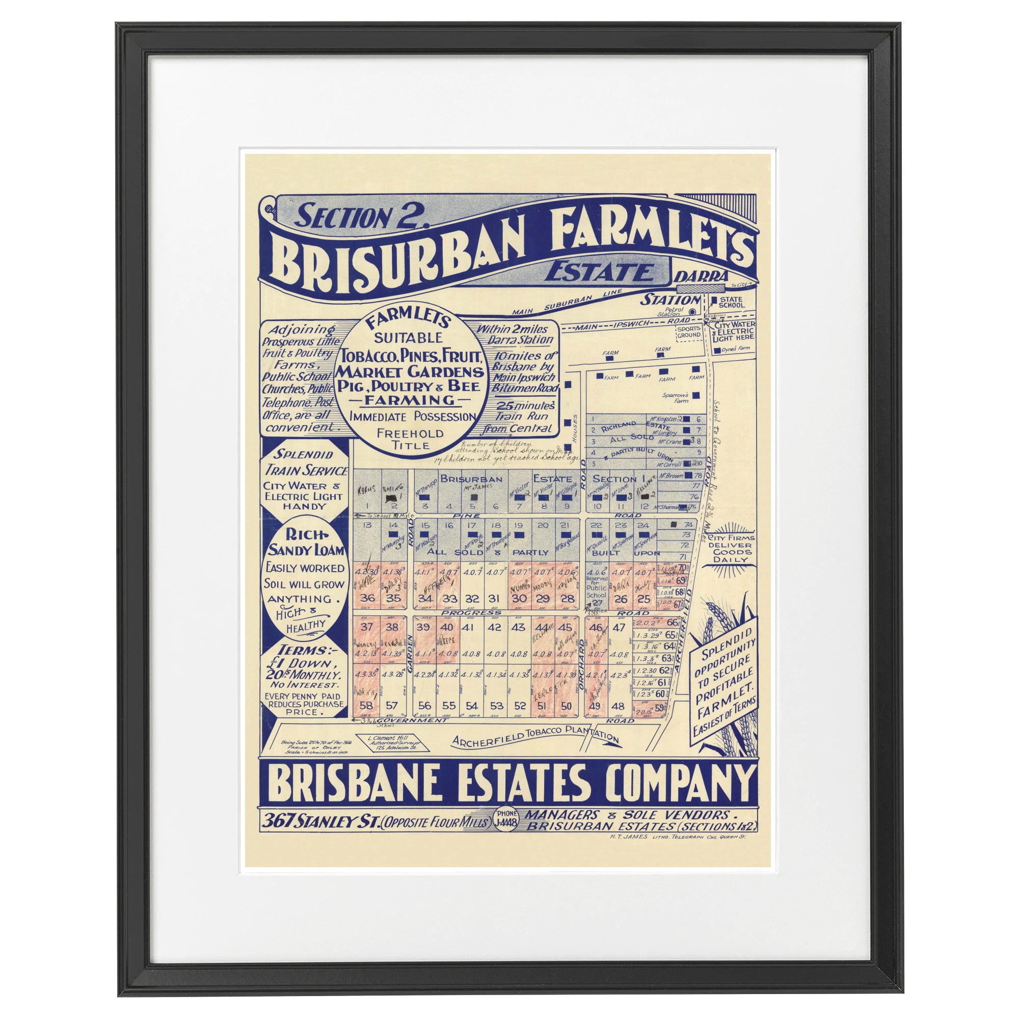 1931 Brisurban Farmlets Estate -  90 years ago today