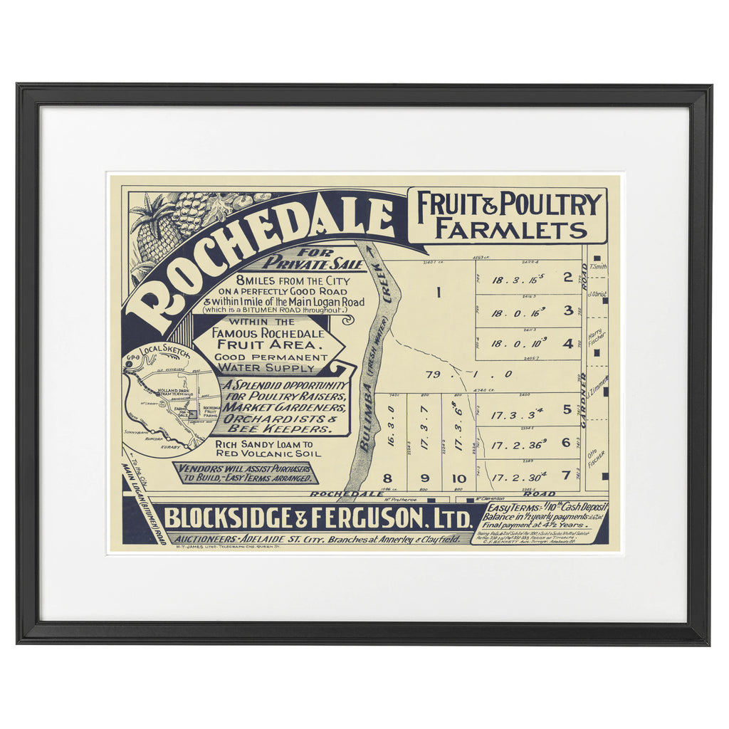 1930 Rochedale Fruit and Poultry Farmlets - 94 years ago today