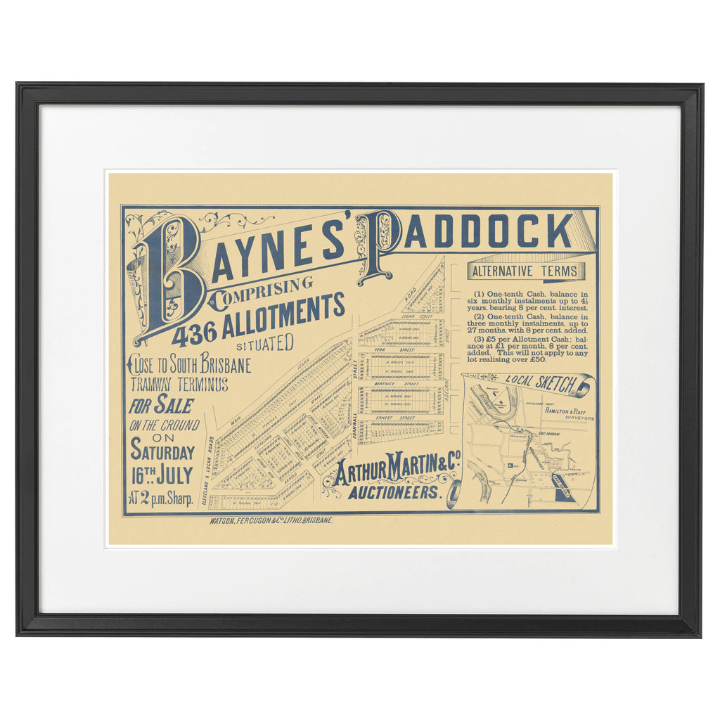 1887 Baynes' Paddock - 136 years ago today