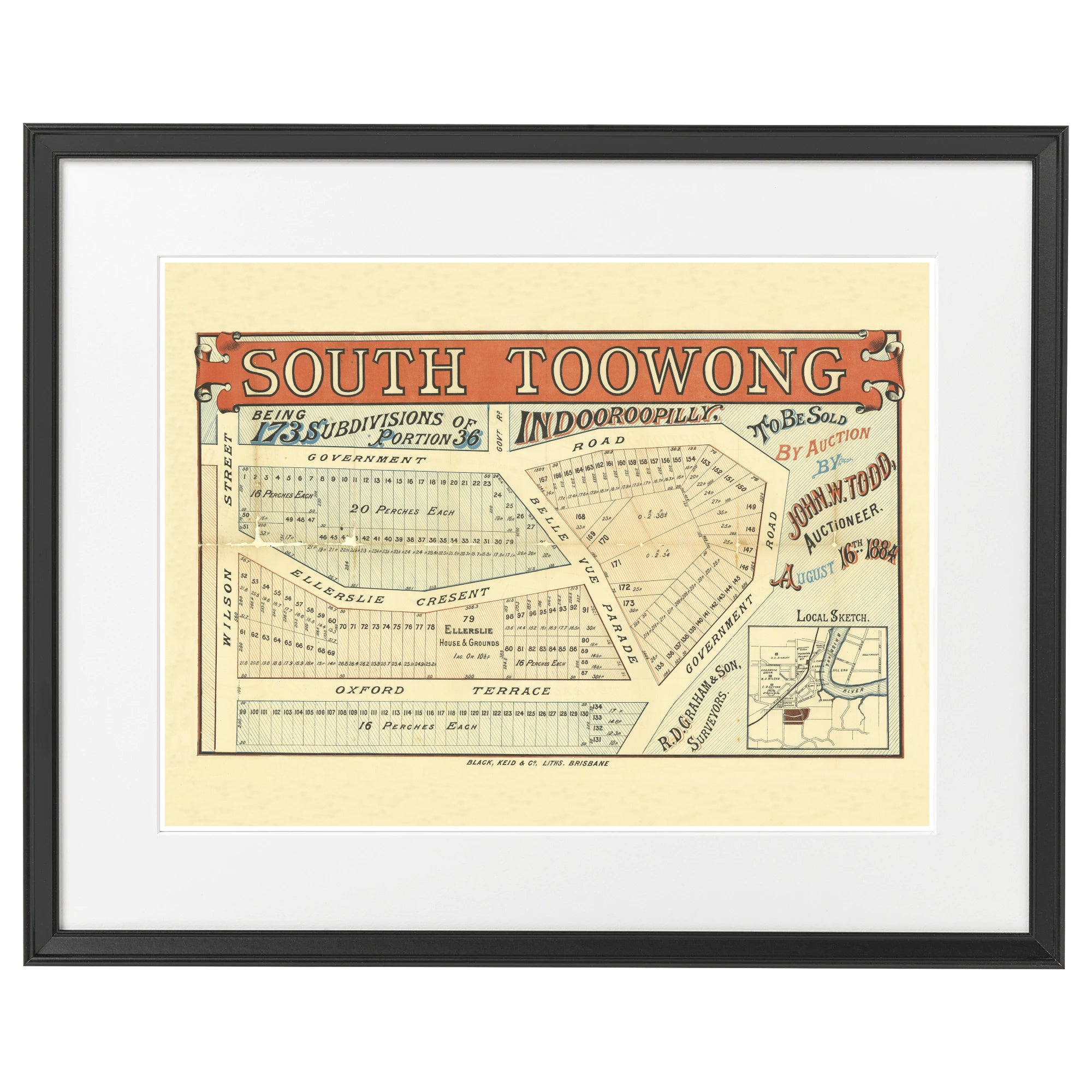 1884 South Toowong Estate - 137 years ago today