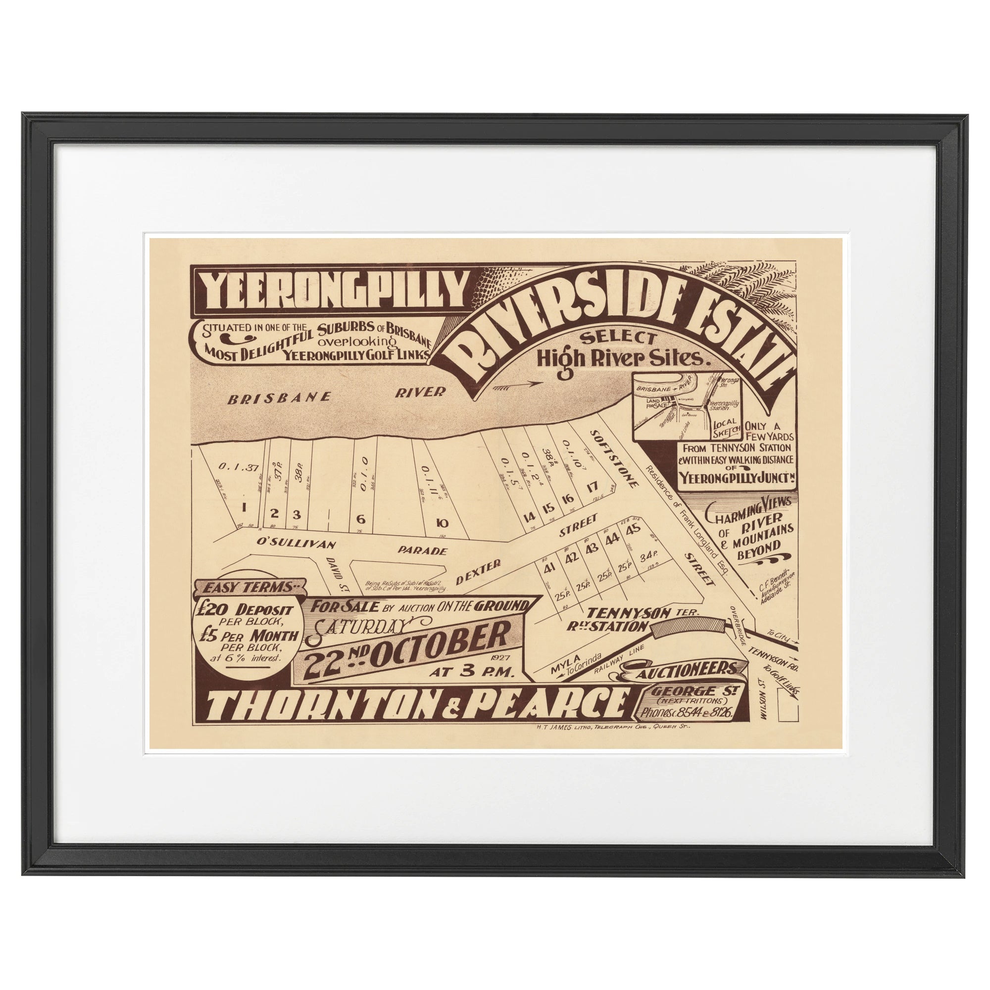 1927 Yeerongpilly Riverside Estate - 98 years ago today