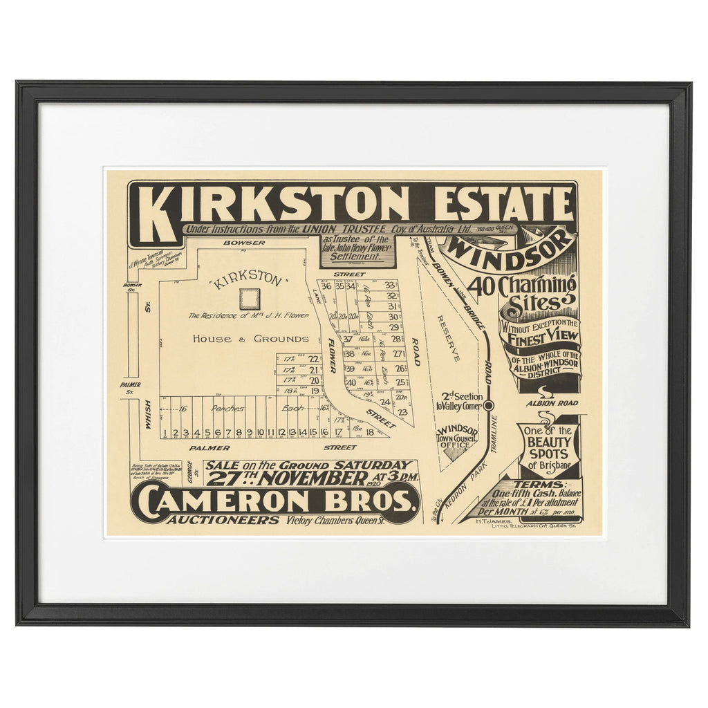1920 Kirkston Estate - 105 years ago today
