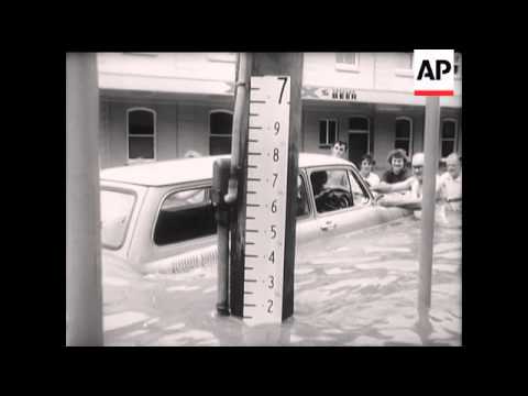 1974 Floods in Brisbane - British Movietone