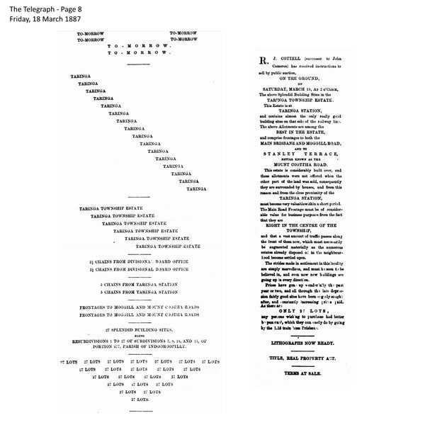 Newspaper Advertisement