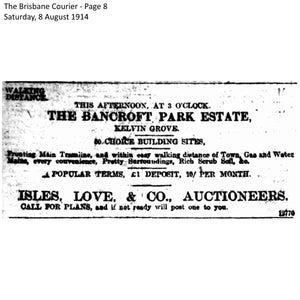 1914 Kelvin Grove - The Bancroft Park Estate