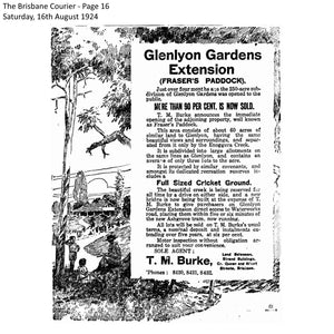 1924 Ashgrove - Glenlyons Gardens Extension (Fraser's Paddock)