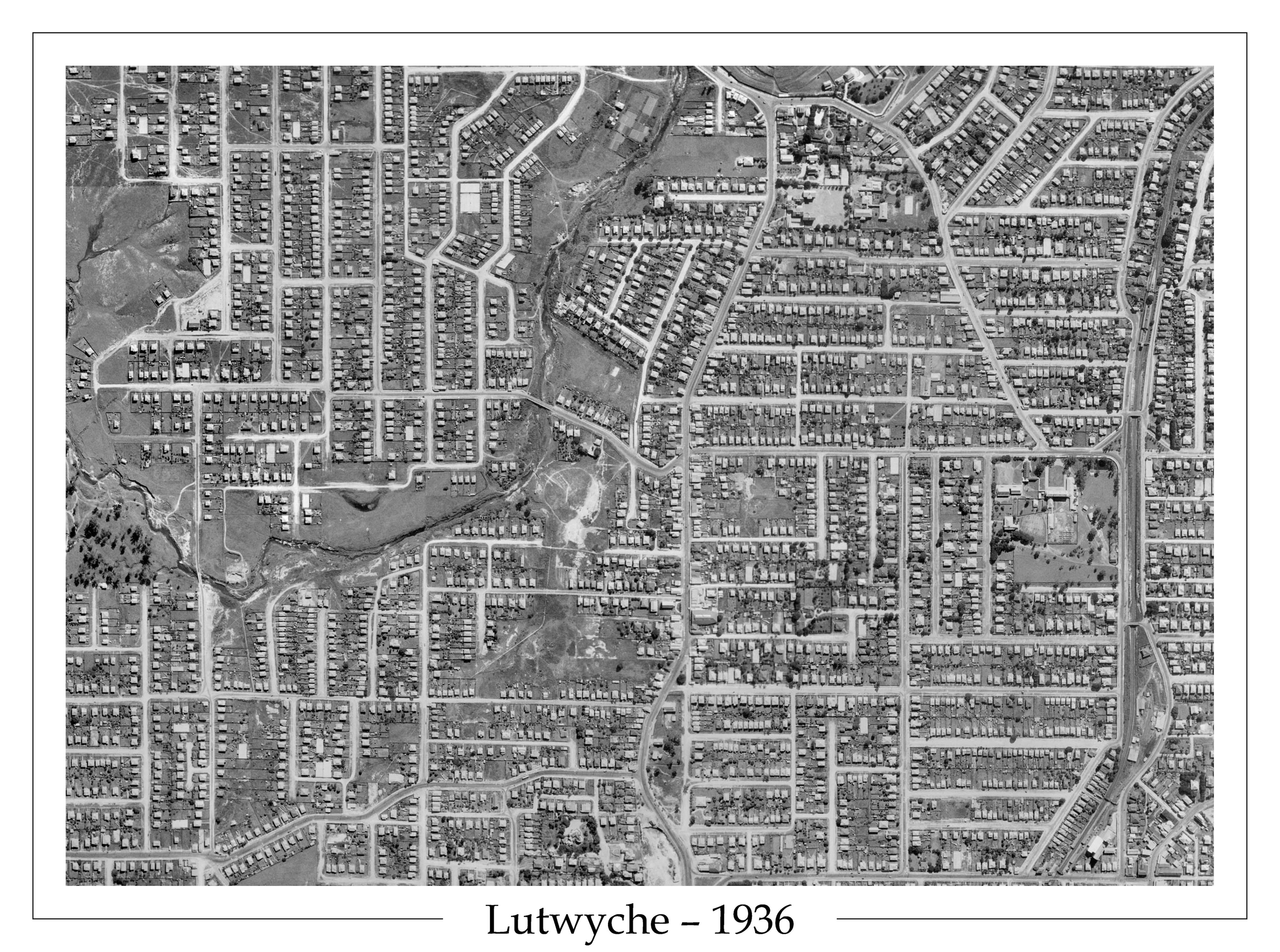 1936 Lutwyche - Aerial Photo - Lutwyche Road