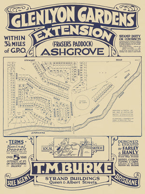 1924 Ashgrove - Glenlyons Gardens Extension (Fraser's Paddock)