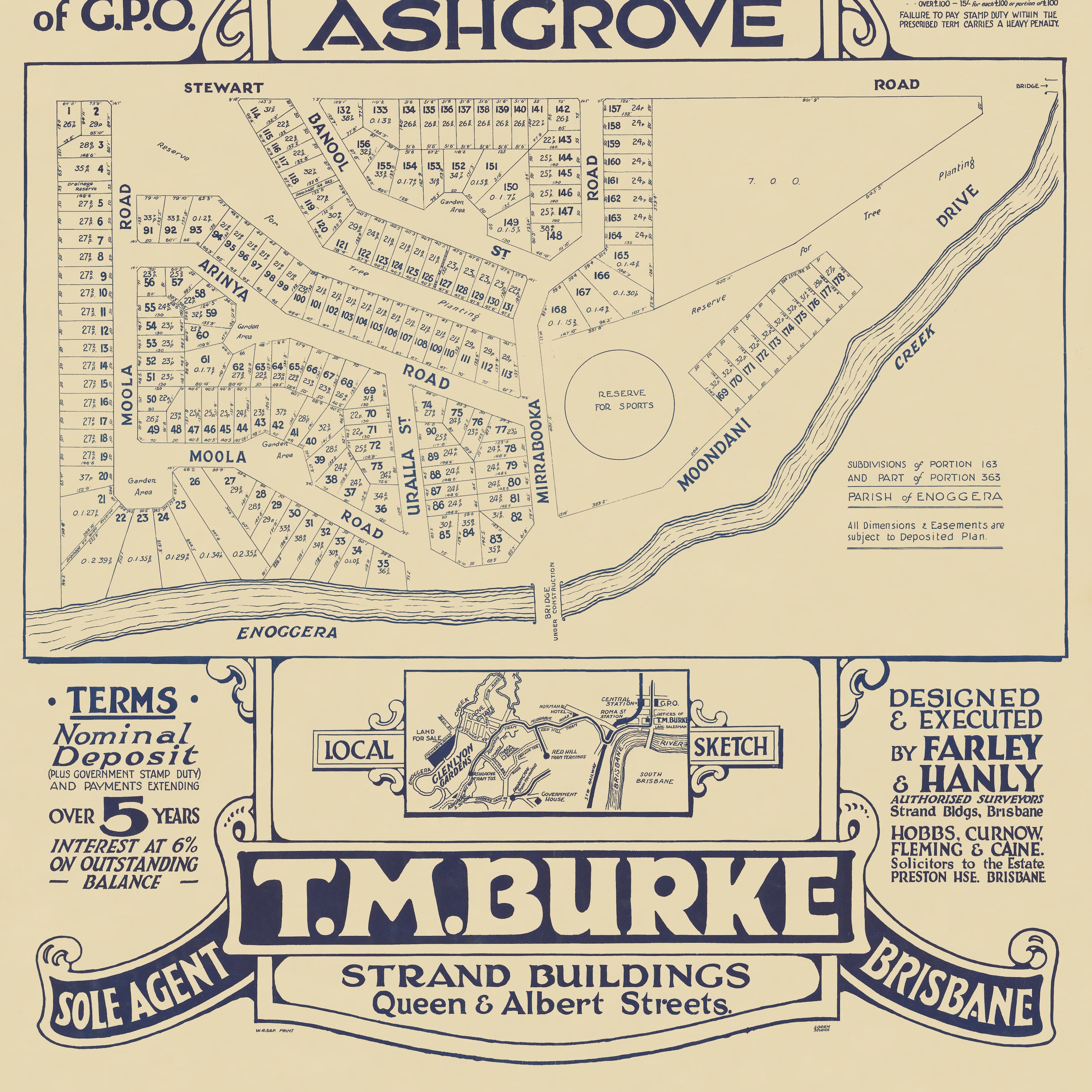 1924 Ashgrove - Glenlyons Gardens Extension (Fraser's Paddock)