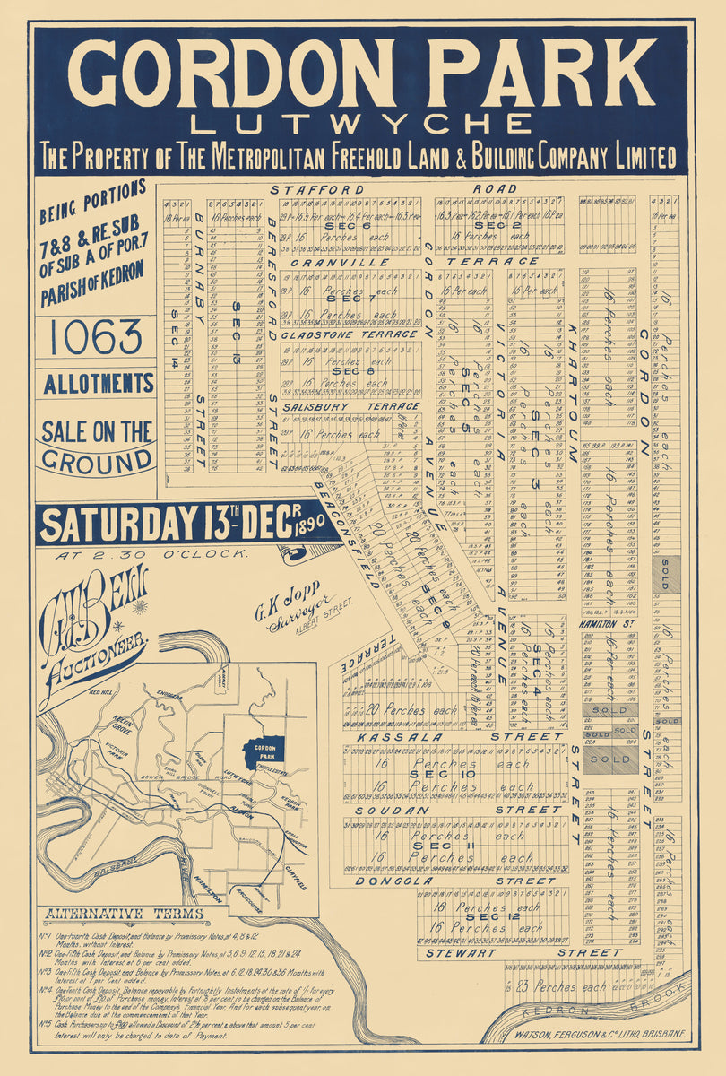 1890 Gordon Park - Gordon Park, Lutwyche – Suburb Maps