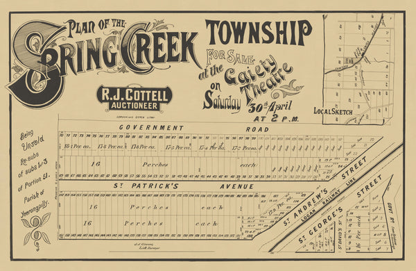 Spring Creek Township Map