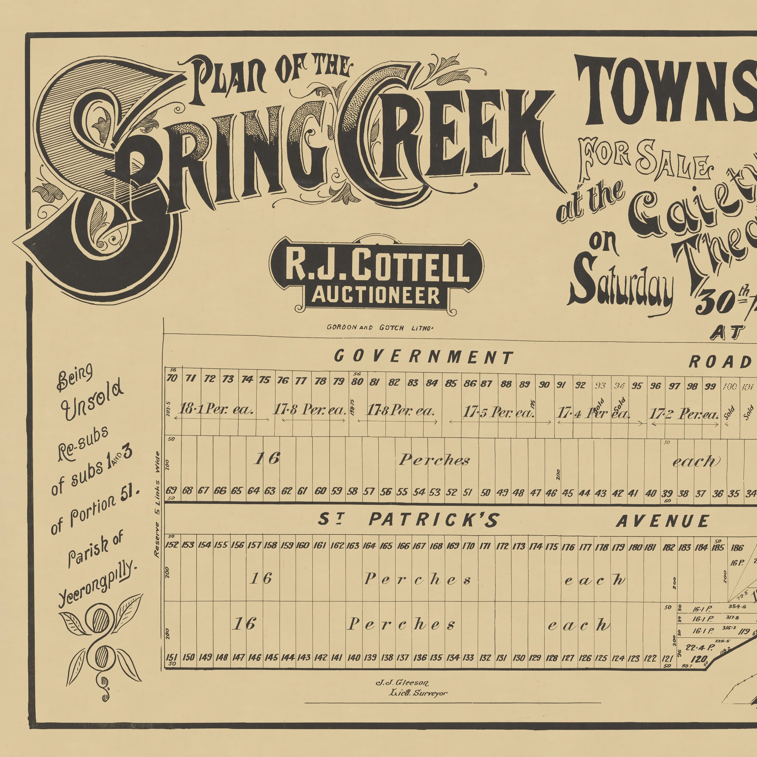 1887 Kuraby - Spring Creek Township