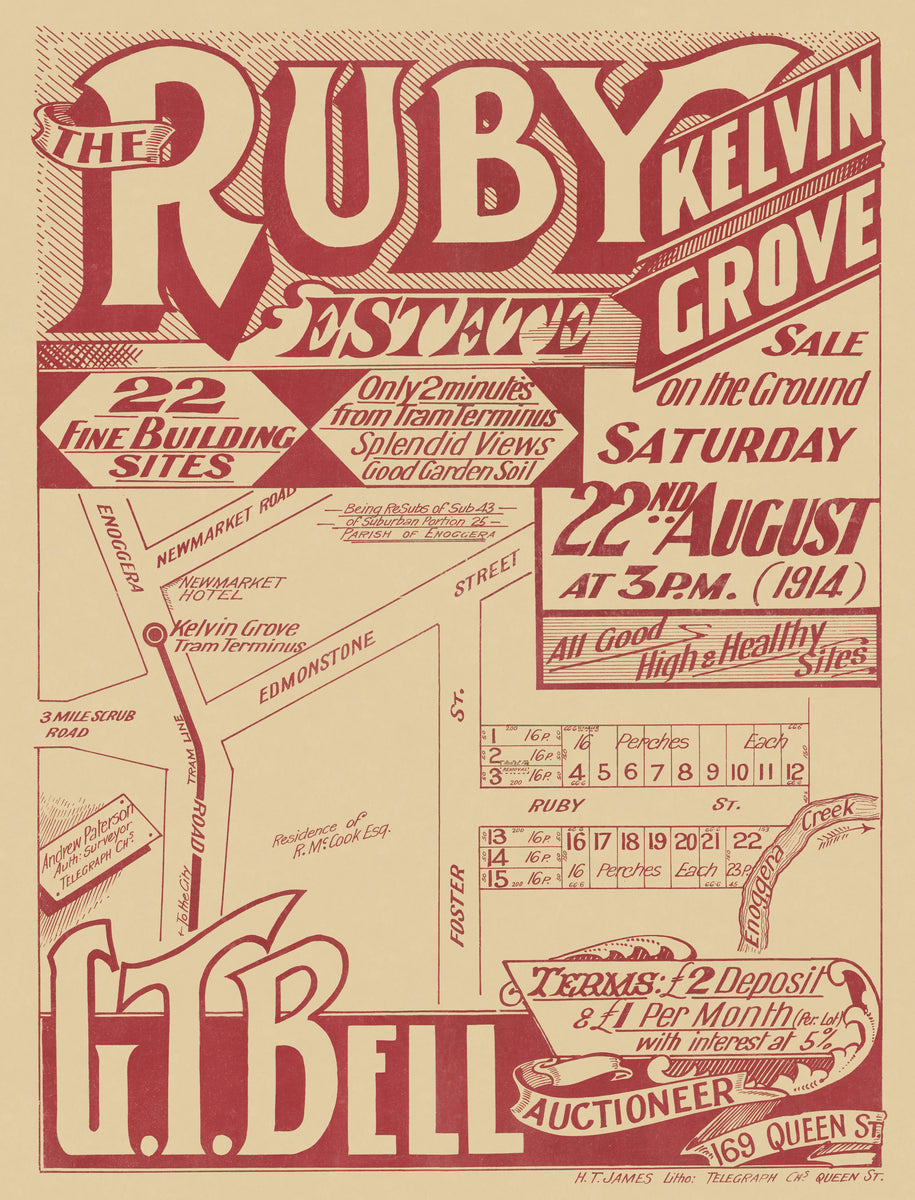 1914 Newmarket - Ruby Estate – Suburb Maps