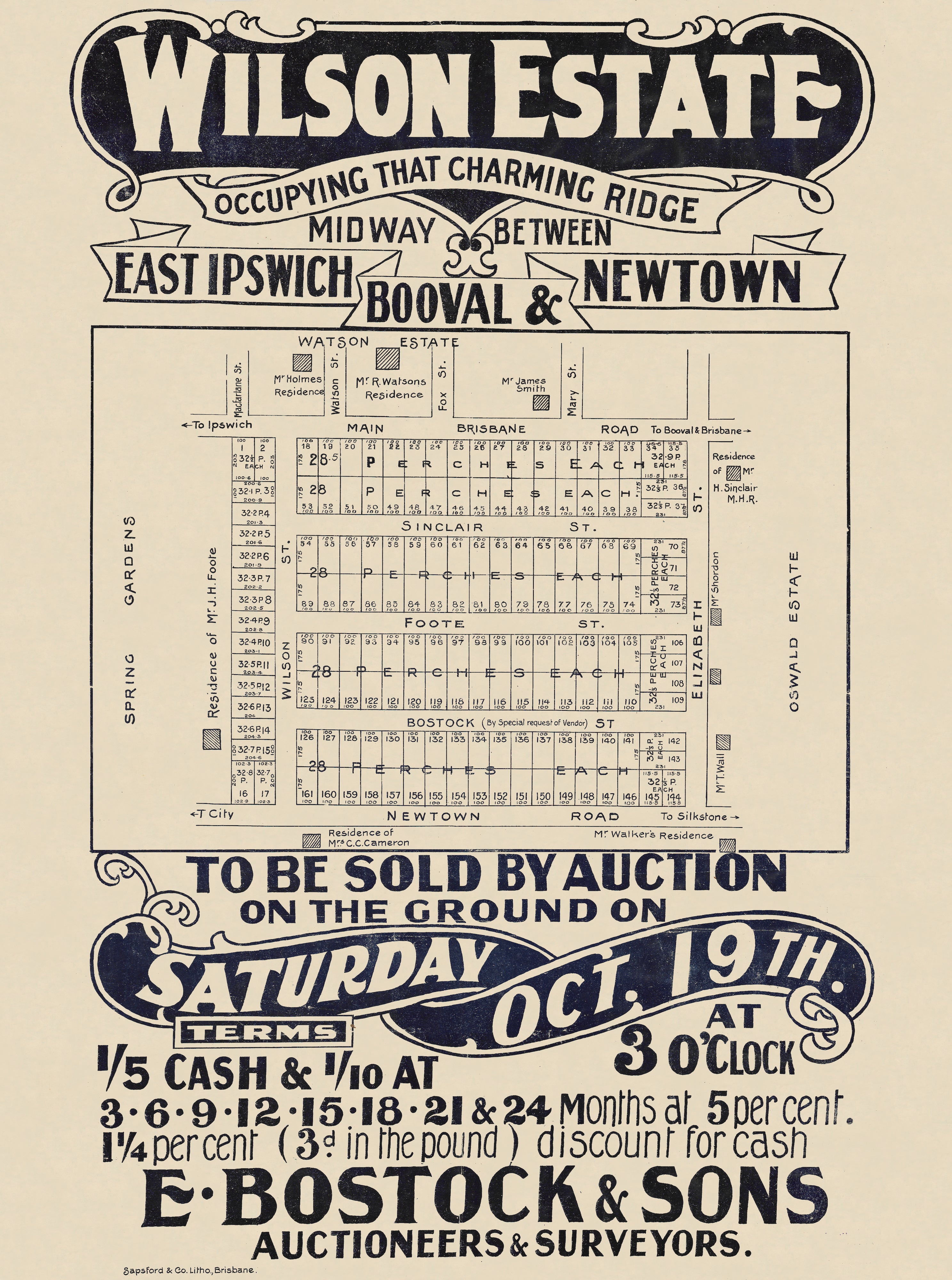 1912 Newtown - Wilson Estate