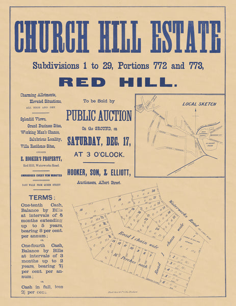 Church Hill Estate Map