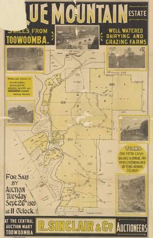 1905 Toowoomba - Blue Mountain Estate