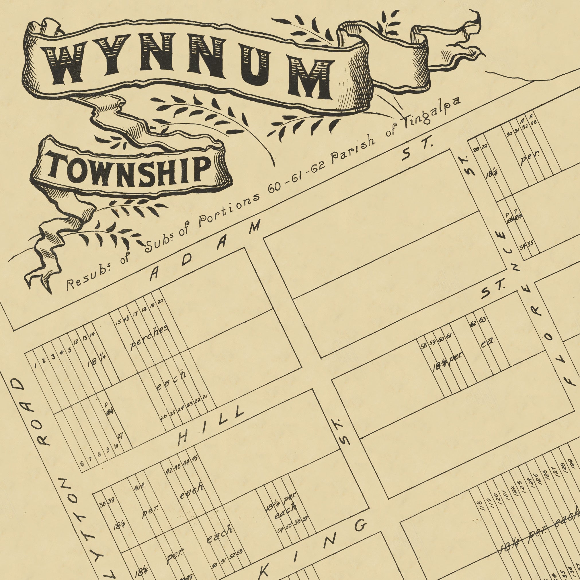 Wynnum Map 1896 Wynnum - Wynnum Township – Suburb Maps