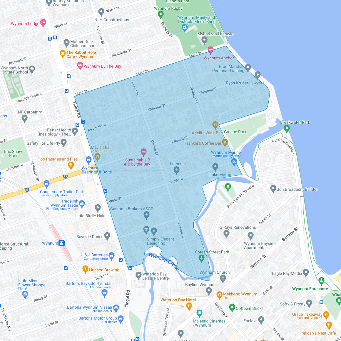 Wynnum Map 1896 Wynnum - Wynnum Township – Suburb Maps