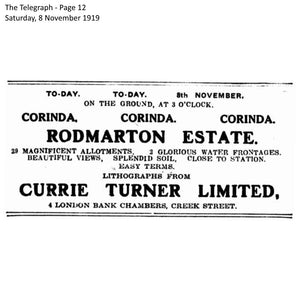 1919 Corinda - Rodmarton Estate